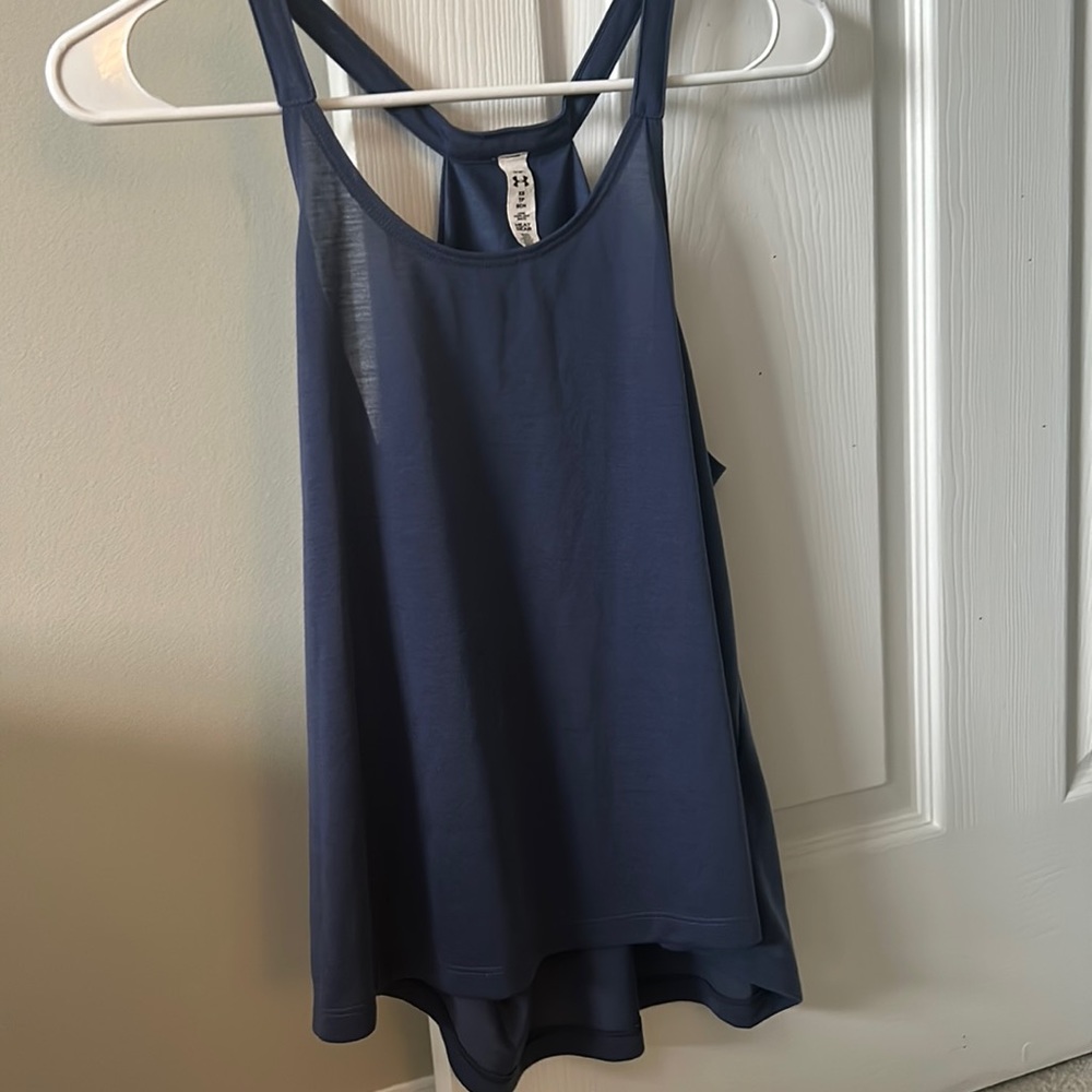 XS! super cute under armor blue tank top great for summer